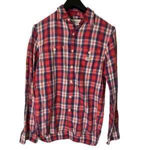 Ralph Lauren Denim & Supply button down shirt plaid flannel men's size small